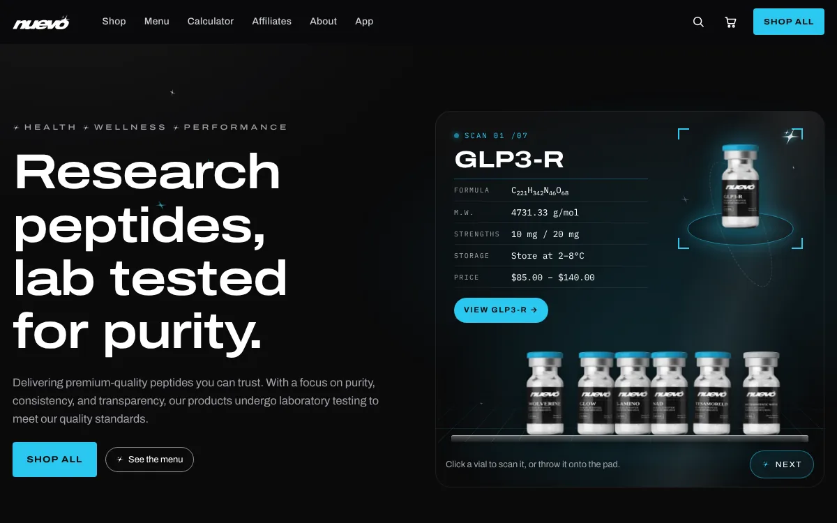 Nuevo Vida website
